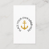 Carte De Visite Qr code scan noir monotone simple logo social (Dos)