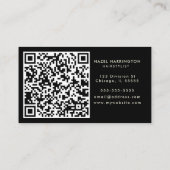 Carte De Visite QR Code scanner numérique Tornado Storm Chaser (Dos)