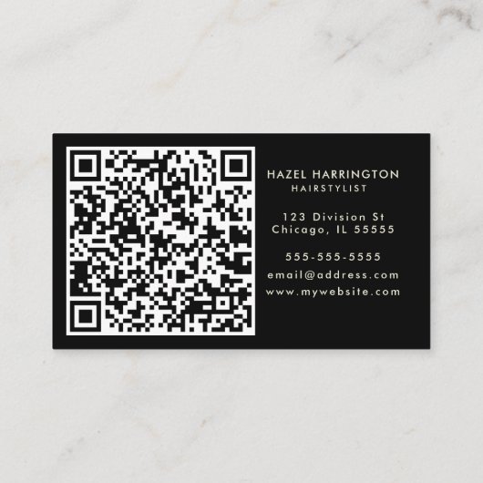 Carte De Visite QR Code scanner numérique Tornado Storm Chaser (Dos)