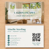 Carte De Visite QR Code Short Term Rental Property Manager