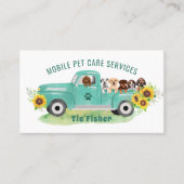 Carte De Visite QR Code Site Web Chien Grooming (Devant)