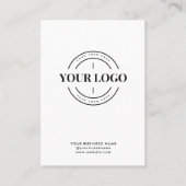 Carte De Visite QR Code Site Web d'entreprise Balayer-moi Logo de  (Devant)