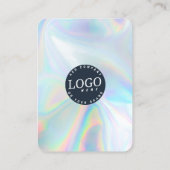 Carte De Visite QR Code Social Media and Website Holographic (Dos)