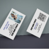 Carte De Visite QR Code Social Media Modern Business Card