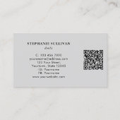 Carte De Visite QR Code Tree of Life Doula (Dos)