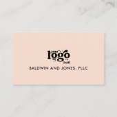 Carte De Visite QR Code Votre logo Plain White Générique Design (Dos)