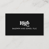 Carte De Visite QR Code Votre logo Plain White Générique Design (Dos)