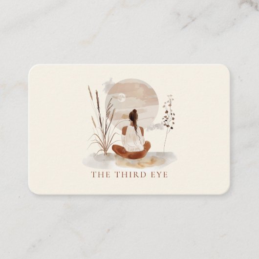 Carte De Visite QR Code- Yoga Reiki Wellness (Devant)