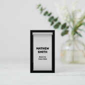 Carte de visite QR des voyants à rouleaux (Debout devant)