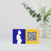 Carte De Visite QR Doula (Debout devant)