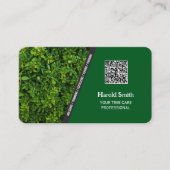 Carte de visite QR du service d'arborescence (Devant)