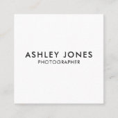 Carte de visite QR minimaliste moderne (Devant)