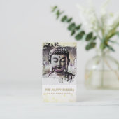 Carte De Visite *~* QR Original Artsy Buddha AP33 QR Logo (Debout devant)