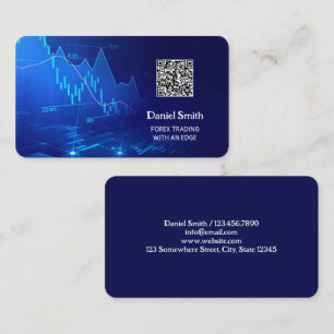 Carte de visite QR personnalisé Forex