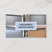 Carte de visite QR pour porte de garage (Devant)