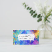 Carte De Visite *~* QR Rainbow AP26 Ethereal OPAL Parties scintill (Debout devant)