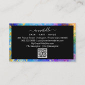 Carte De Visite *~* QR Rainbow AP26 Ethereal OPAL Parties scintill (Dos)