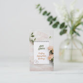 Carte de visite QR wedding planner (Debout devant)
