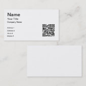 Carte De Visite QrCode (Devant / Derrière)