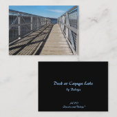 Carte De Visite Quai à Cayuga Lake ATC (Devant / Derrière)