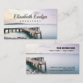 Carte De Visite Quai et quai en mer en exposition prolongée au cré (Devant / Derrière)