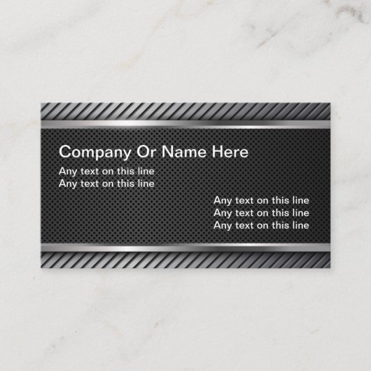 Carte De Visite Qualité industrielle (Devant)