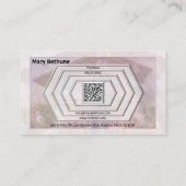 Carte De Visite Qualités de leadership transformationnel (avec cod (Dos)