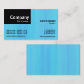 Carte De Visite Quart - Texture peinte en bleu (Devant / Derrière)