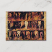 Carte De Visite Quartier arrière des chevaux, Monogramme de parche (Dos)