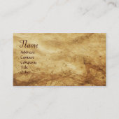 Carte De Visite Quartier arrière des chevaux, Monogramme de parche (Devant)