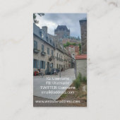 Carte De Visite quartier historique de la ville de Québec (Dos)