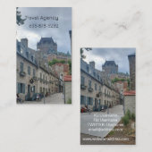Carte De Visite quartier historique de la ville de Québec (Devant / Derrière)