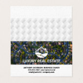 Carte De Visite Quartier | Vue Oiseau (Extérieur déplié)