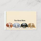 Carte De Visite Quatre chiots australiens de berger (Dos)