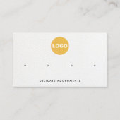 Carte De Visite Quatre Coins 4 Trous Ajouter Logo Porte-oreilles (Devant)