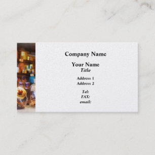 Carte De Visite Quatre pots de bonbons en verre