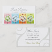 Carte De Visite Quatre saisons (Devant / Derrière)