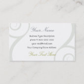 Carte De Visite Quatre saisons (Dos)