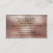 Carte De Visite Que c'est beau Professional Iridescente (Dos)