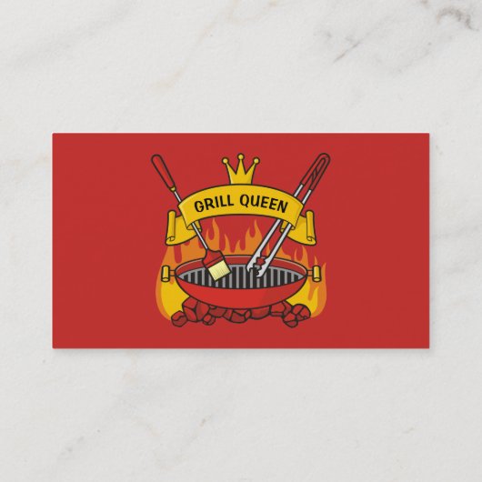 Carte De Visite Queen Grill (Dos)