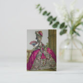 Carte De Visite Queen Marie Antoinette PAPIER/TAILLE/FORME OPTIONS (Debout devant)