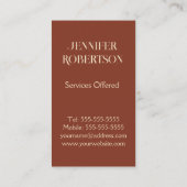 Carte De Visite Queen of Hearts (Dos)