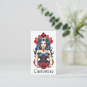 Carte De Visite Queen of Spades Thunder_Cove (Debout devant)