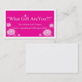 Carte De Visite "Quel cadeau sont vous ? ! " (Devant / Derrière)