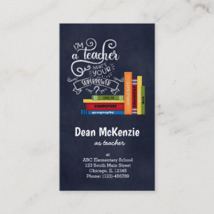 Carte De Visite Quelle est votre superpuissance ?