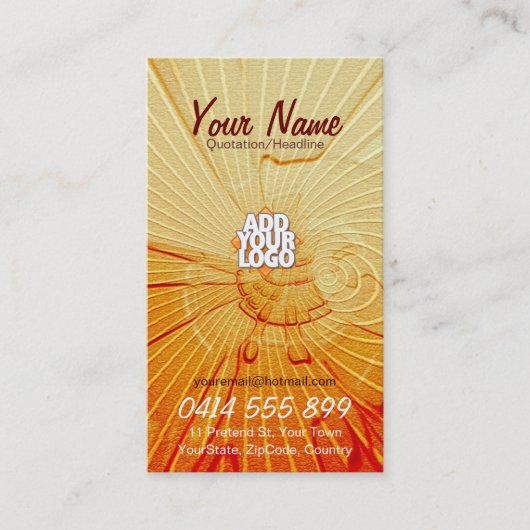 Carte de visite QuenchRays (Devant)