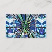 Carte De Visite QUESTION RÉALITÉ (Vous pouvez modifier les mots) (Devant)