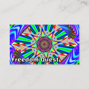 Carte De Visite Quête de liberté (Vous pouvez modifier les mots)