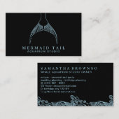 Carte De Visite Queue Aquarium Mermaid (Devant / Derrière)