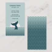 Carte De Visite Queue de baleine (Devant / Derrière)